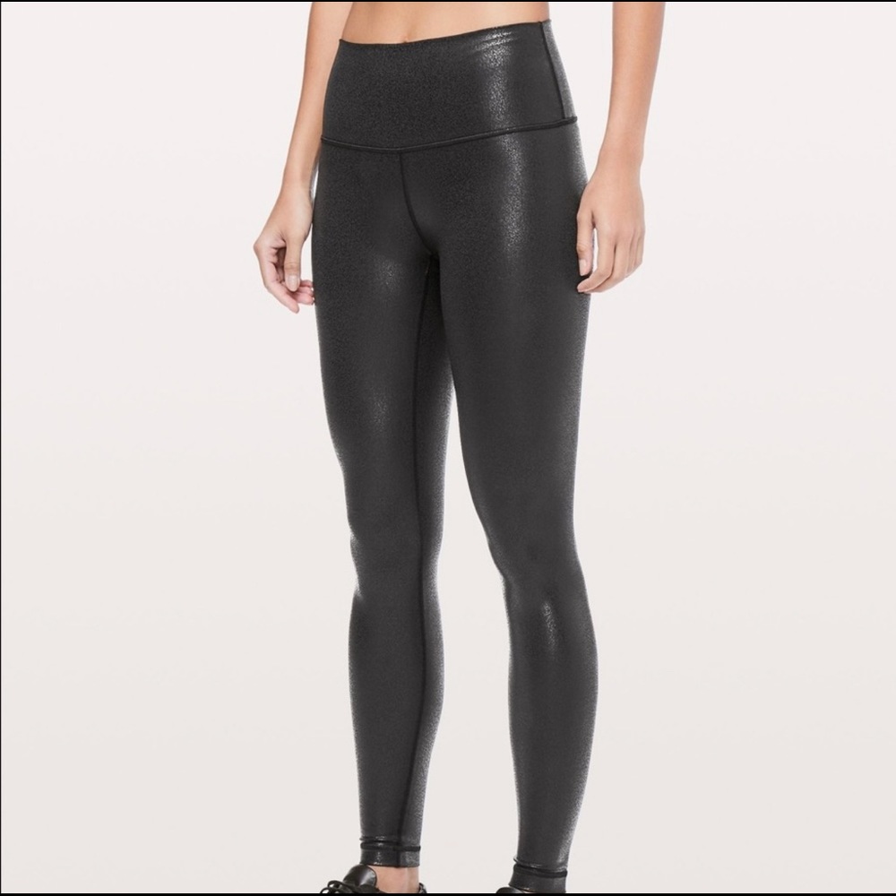 Lululemon Wunder Under Legging in Shiny Black